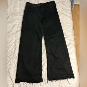 High wasted wide leg Zara jeans